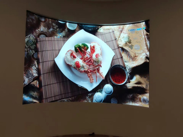 庄浪室内P2.5弧形LED屏
